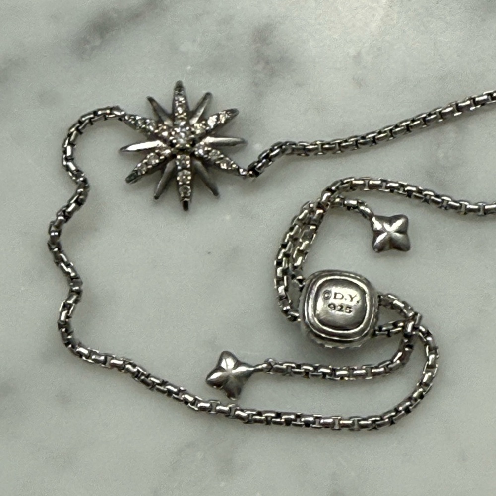 David Yurman Starburst Station Chain Bracelet